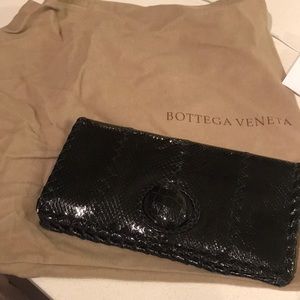 Bottega Veneta Exotic Leather Clutch
